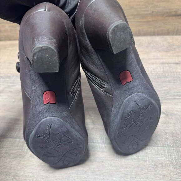 Umberto Raffini Brown Leather Ankle Boots Women's Size EU 39 - Picture 4 of 7